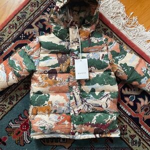Gucci Kids Animal Adventure Puffer Jacket